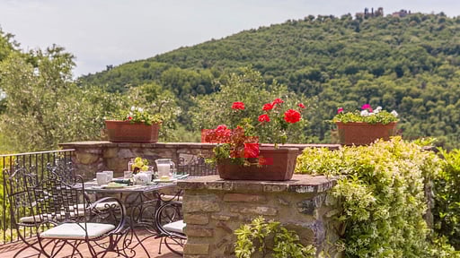 Villa Travicello Terrace/Veranda