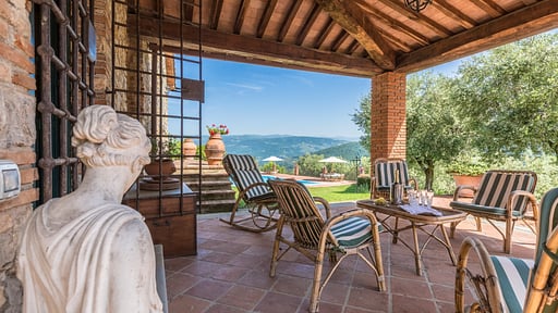 Villa Travicello Terrace/Veranda