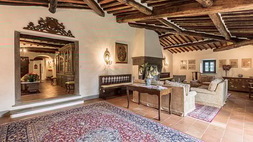 Villa Travicello Living room 1