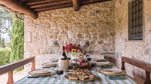 Villa Travicello Terrace/Veranda