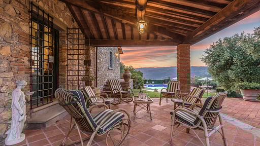 Villa Travicello Terrace/Veranda