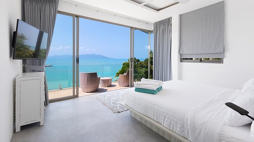 Villa Tremjasa Camera da letto 1