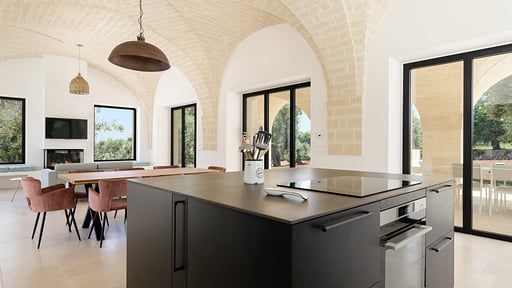 Villa Trullo Cillini Küche