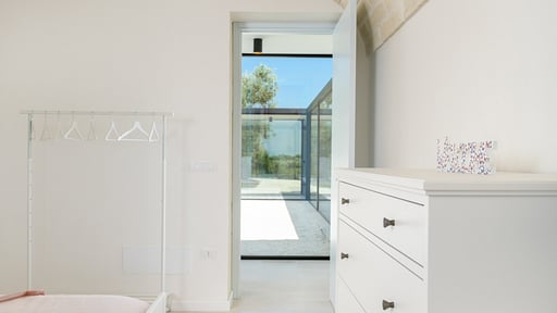 Villa Trullo Cillini Schlafzimmer 1