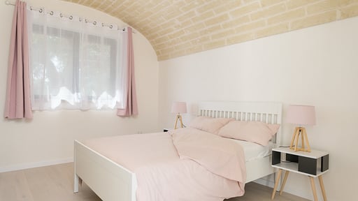 Villa Trullo Cillini Schlafzimmer 1