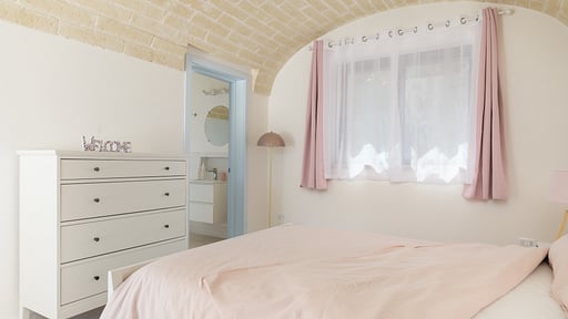 Villa Trullo Cillini Schlafzimmer 1