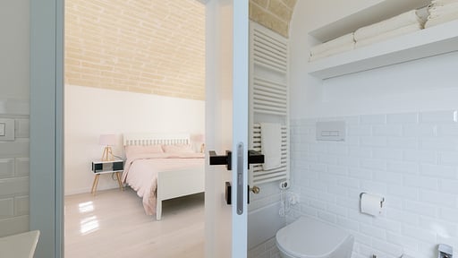 Villa Trullo Cillini Schlafzimmer 1