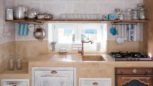 Villa Trullo Indipendente Kitchen
