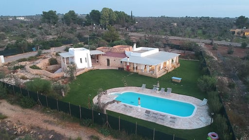 Villa Trullo Indipendente Drone pictures