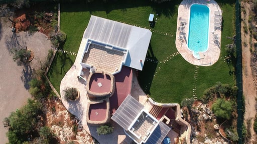 Villa Trullo Indipendente Drone pictures