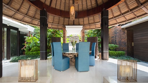 Villa Tukad Pangi Dining area