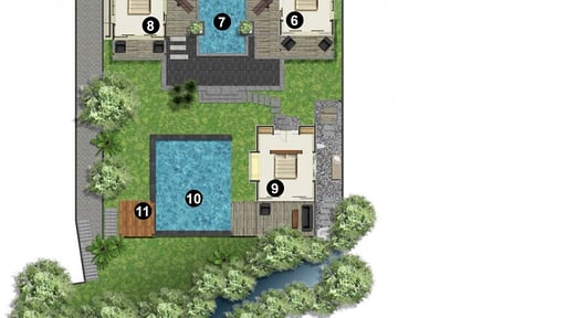 Villa Tukad Pangi Floor plan