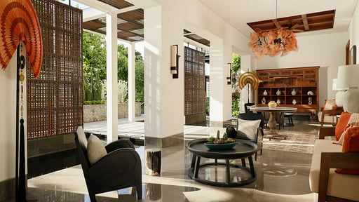 Villa Tulou Woonkamer