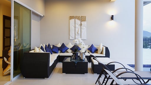 Villa Turquoise View Terrace/Veranda