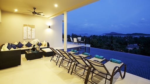 Villa Turquoise View Terrace/Veranda