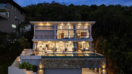 Villa Two Sisters Hill Drone pictures