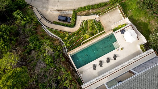 Villa Two Sisters Hill Drone pictures