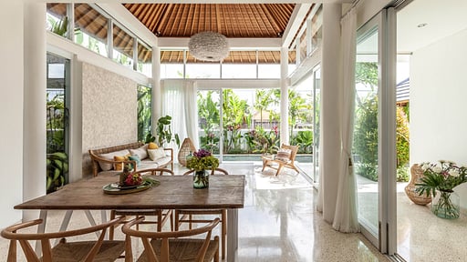 Villa Uma Karo Dining area