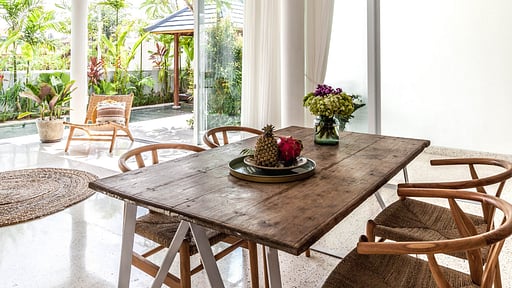 Villa Uma Karo Dining area