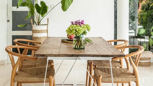 Villa Uma Karo Dining area