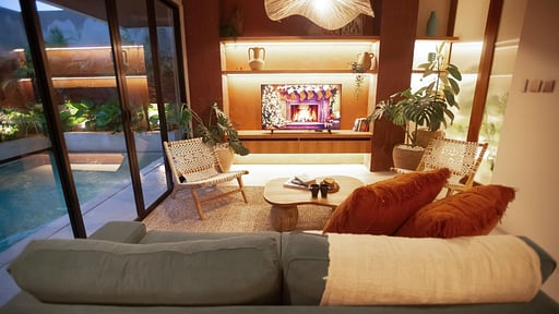Villa Uma Palmera Wohnbereich