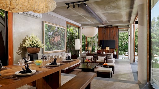Villa Uma Santai Dining area