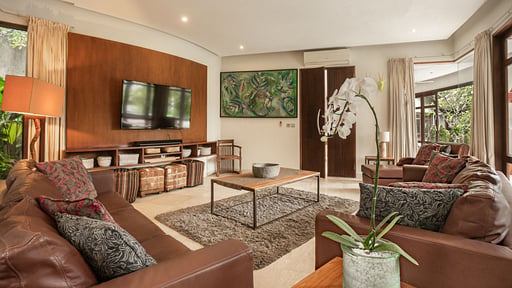 Villa Umah Daun Media room