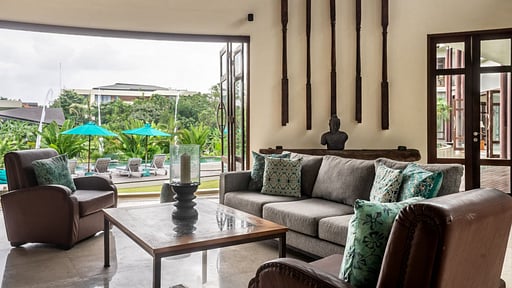 Villa Umah Daun Living room