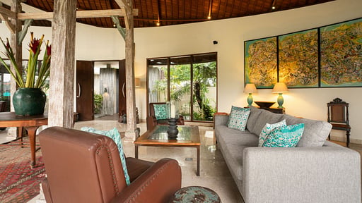 Villa Umah Daun Living room