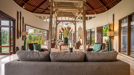Villa Umah Daun Living room