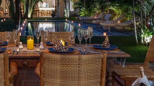 Villa Tirta Naga Dining area 2