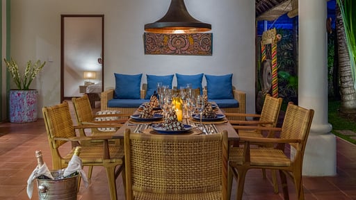 Villa Tirta Naga Dining area 1
