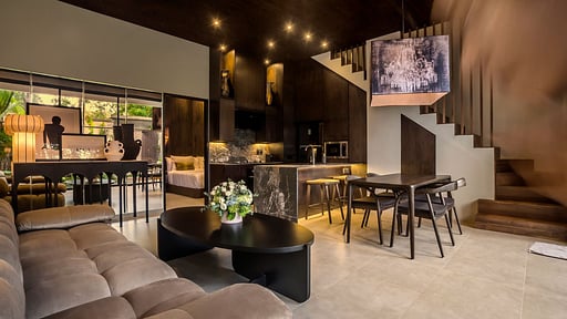 Villa Umayam Townhouse Four Woonkamer