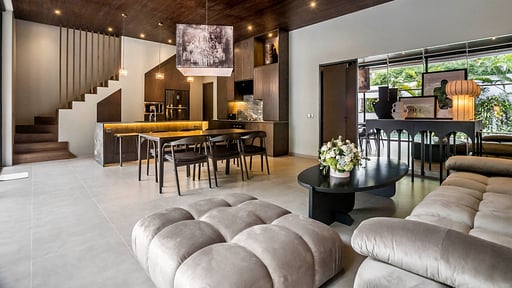 Villa Umayam Townhouse Seven Woonkamer