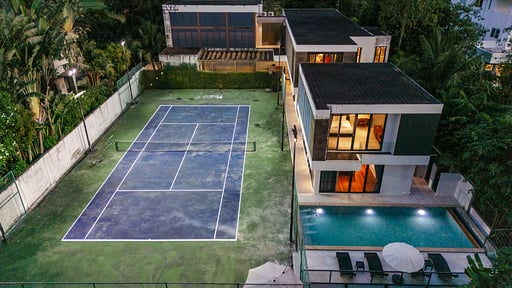 Villa V158 Tennis Court Tennisplatz