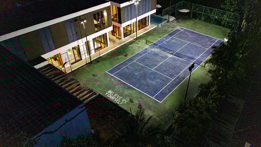 Villa V158 Tennis Court Tennisplatz