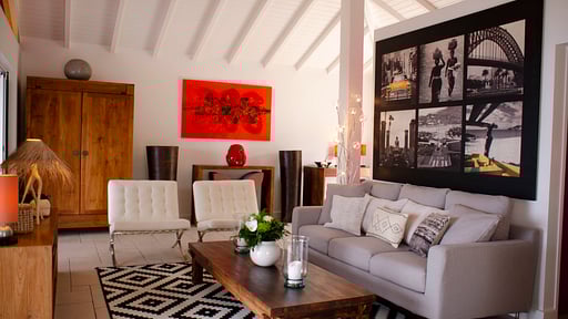 Villa Vague Bleue Woonkamer