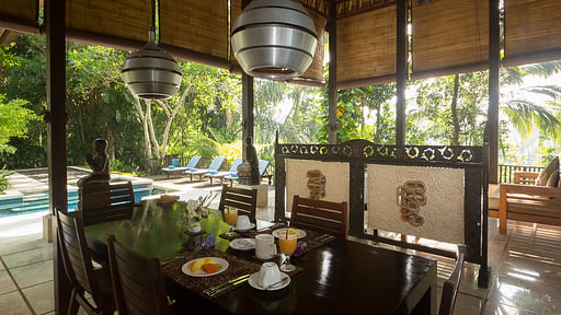 Villa Vajra Dining area