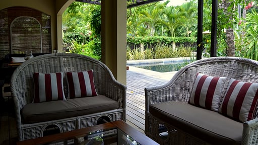 Villa Vakoa Terrasse/Veranda