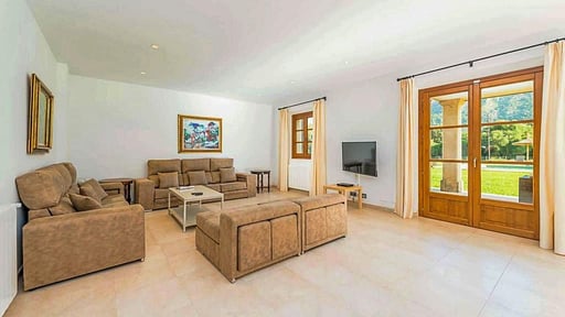 Villa Vall den March Woonkamer