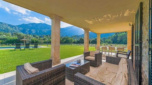 Villa Vall den March Terras/Veranda