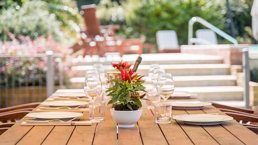 Villa Valle Dining area
