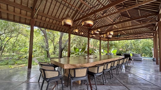 Villa Vanilla Pemuteran Dining area