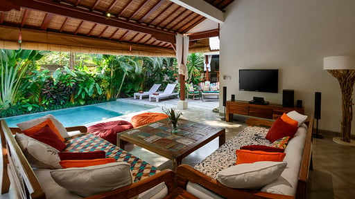Villa Vastu Seminyak Wohnbereich
