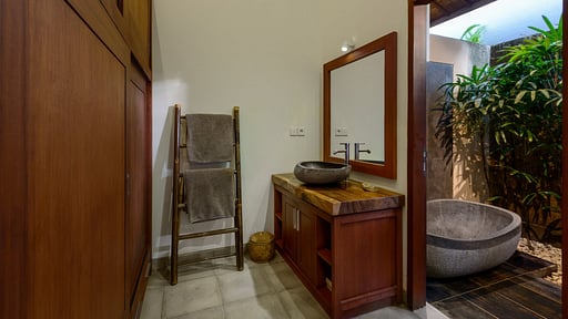 Villa Vastu Seminyak Schlafzimmer 1