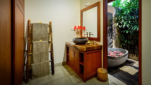 Villa Vastu Seminyak Schlafzimmer 1