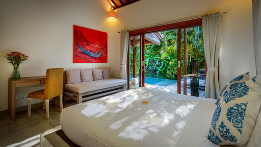 Villa Vastu Seminyak Schlafzimmer 1