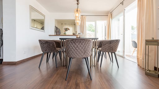 Villa Vedra Cala Carbo Dining area
