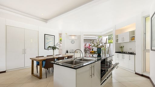 Villa Velaya Blue Kitchen