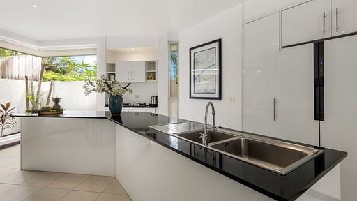 Villa Velaya Blue Kitchen